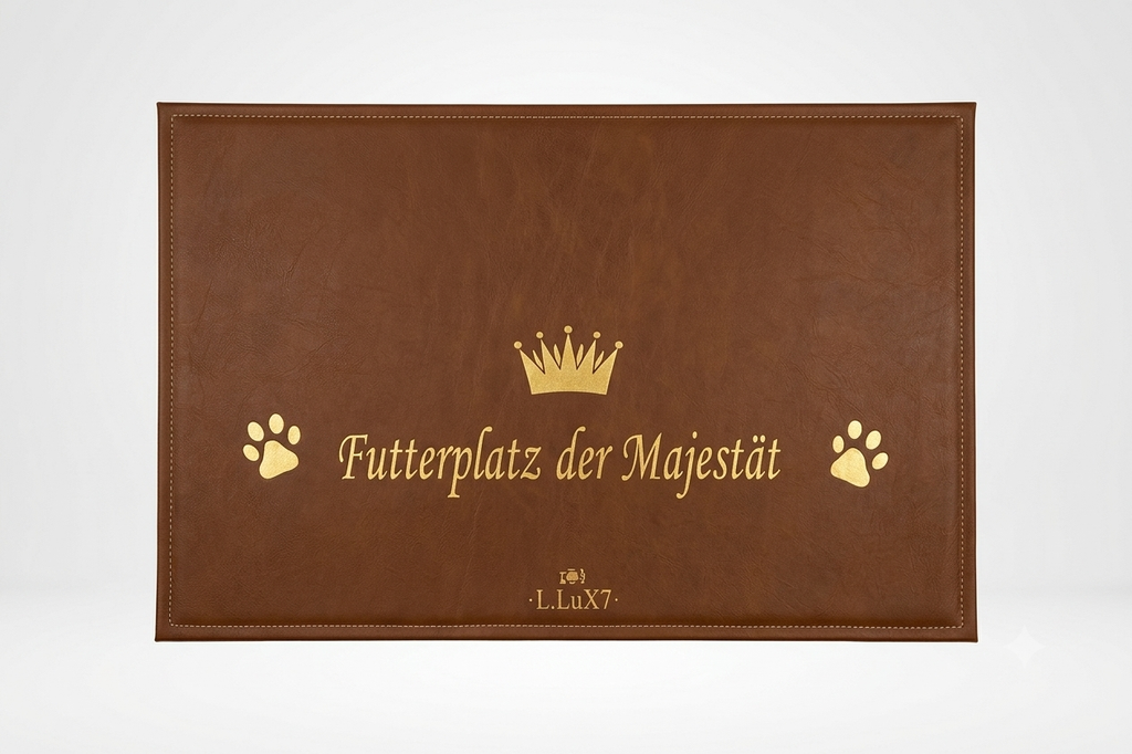 Stilvolle Napfunterlage + Personalisierung