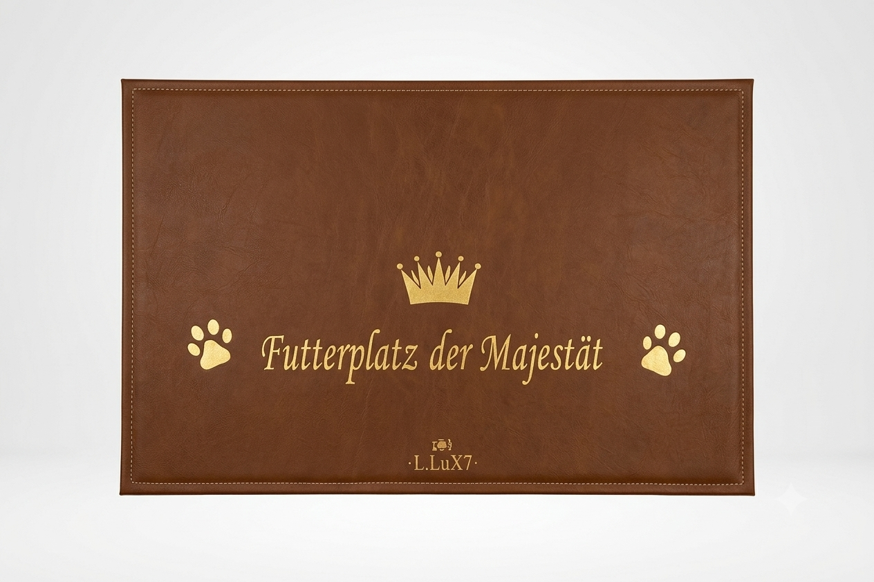 Stilvolle Napfunterlage + Personalisierung