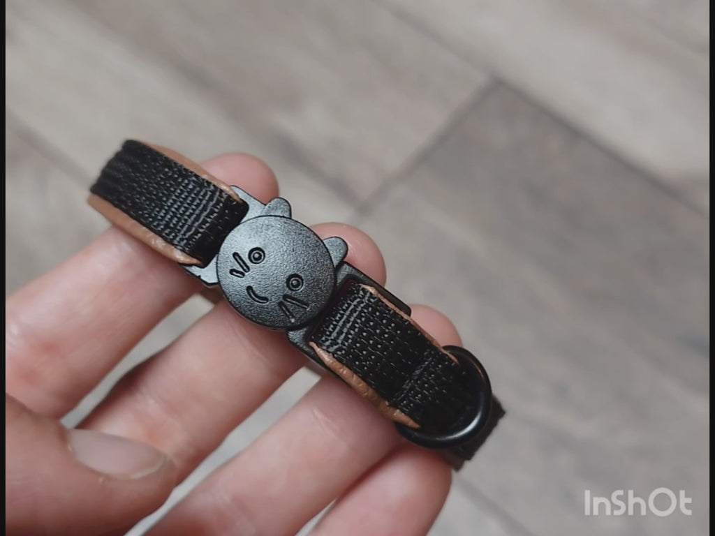 Halsband Katzen mit Breakawayschnalle 1cm Breit + Personalisierung