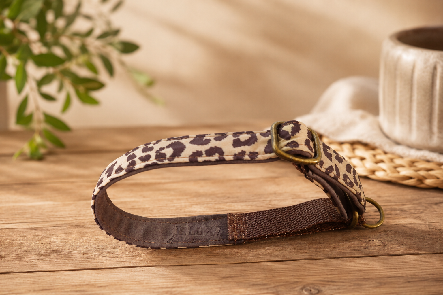 Zugstoffhalsband Leo Hund