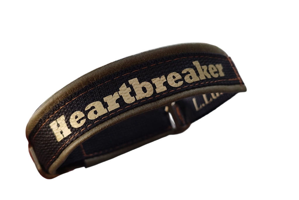 Zugstopphalsband S "Comfort" Heartbreaker Softshell, 2cm Breit