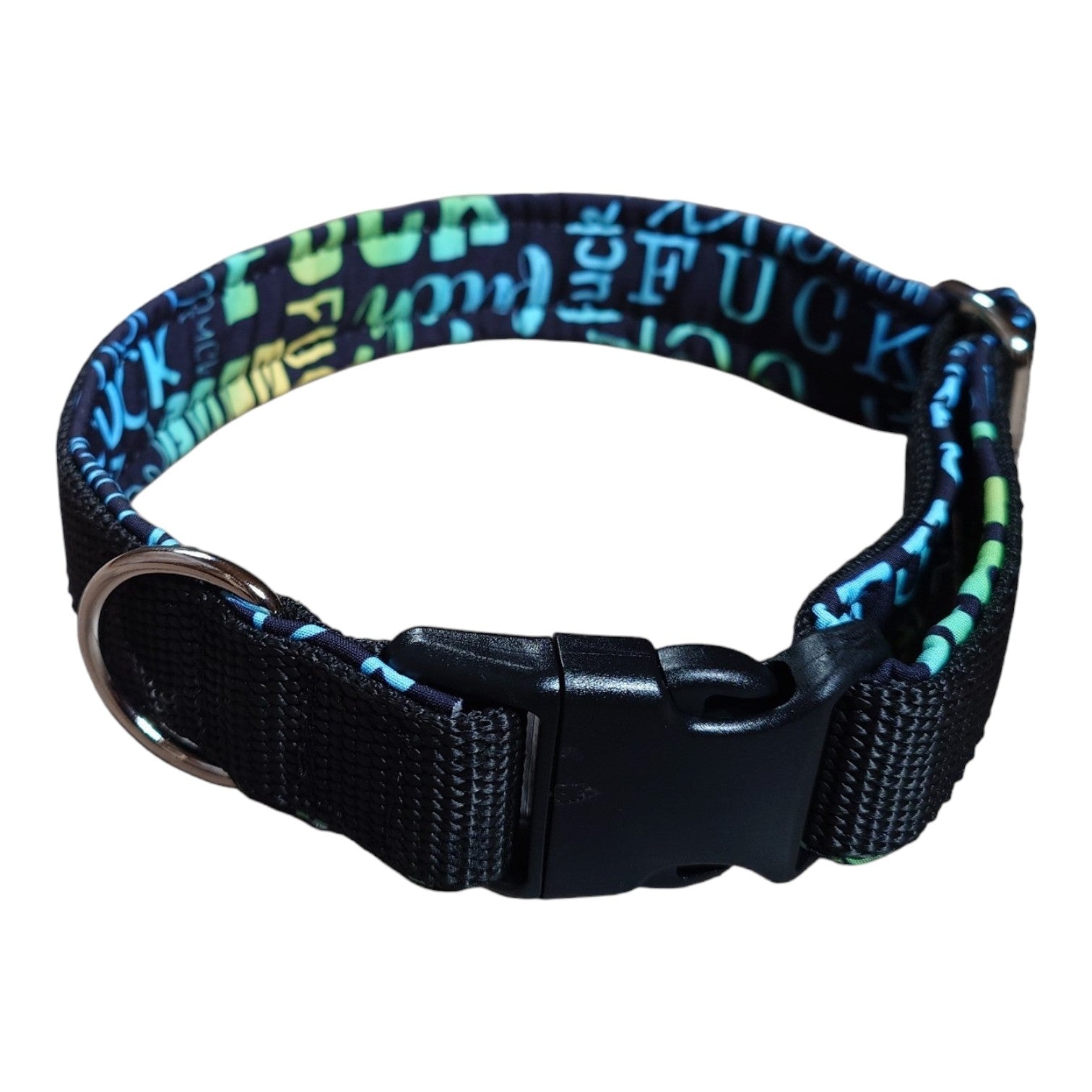 Steckschnallenhalsband F*CK 40-47 cm Halsumfang