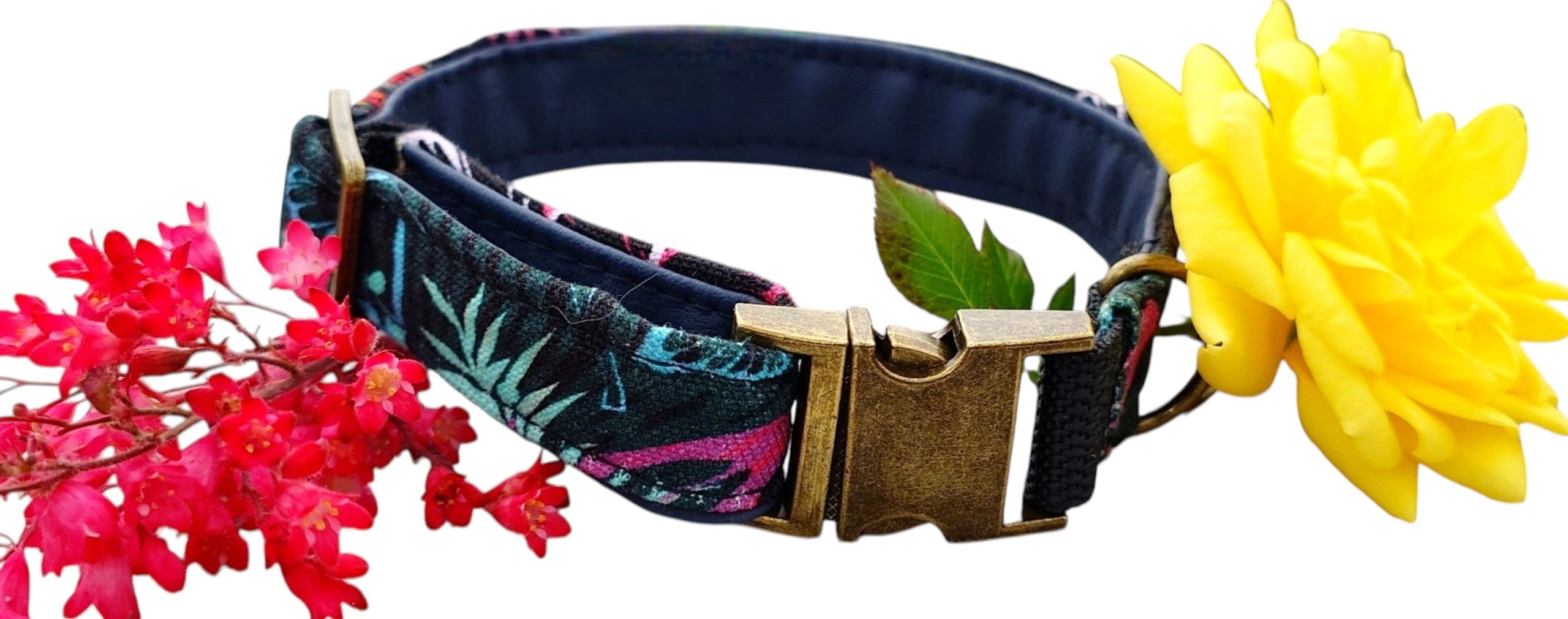 Steckschnallenhalsband Hund Sommeredition + Personalisierung