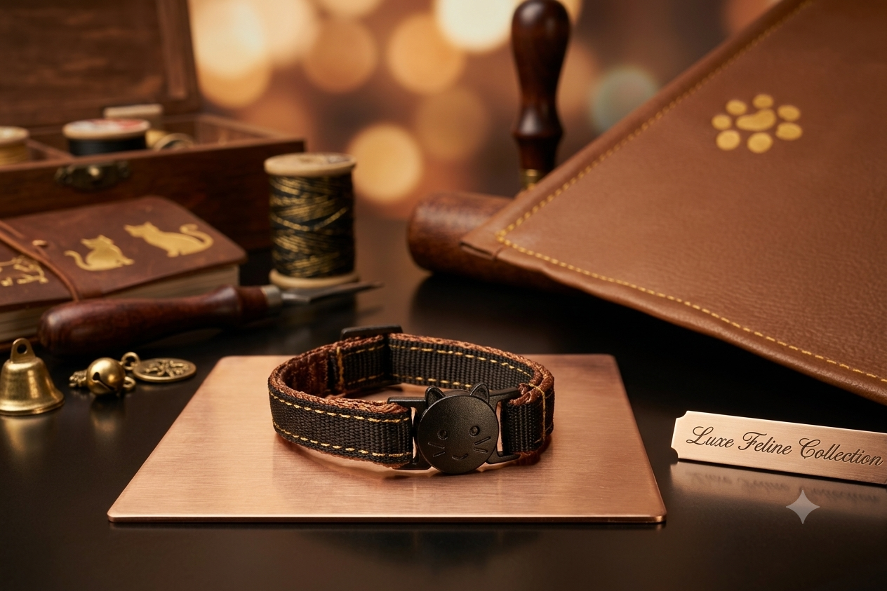 Halsband Katzen mit Breakawayschnalle 1cm Breit + Personalisierung